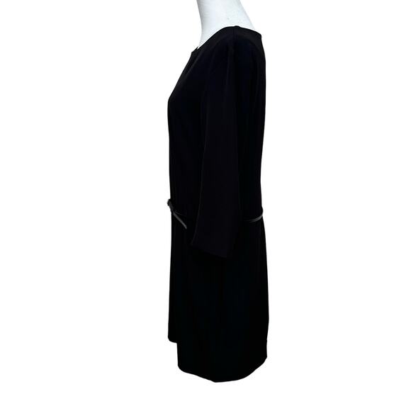 M.M. LaFleur Black Sheath Dress - Size 14 - Picture 3 of 8